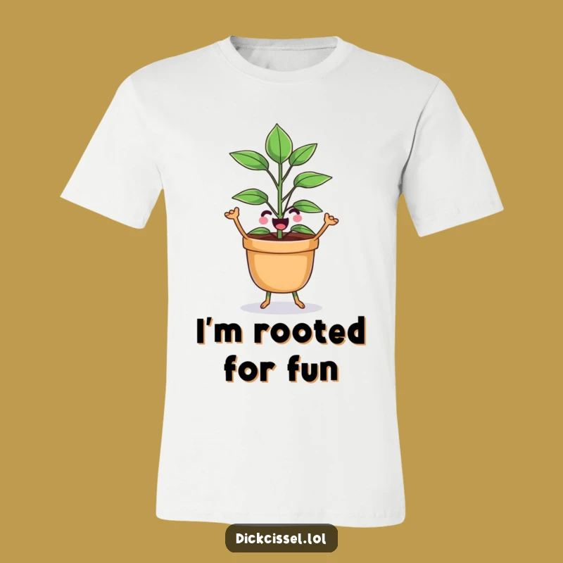 Funny Dancing Plant Shirt - Joyful Gardener Apparel Gift
