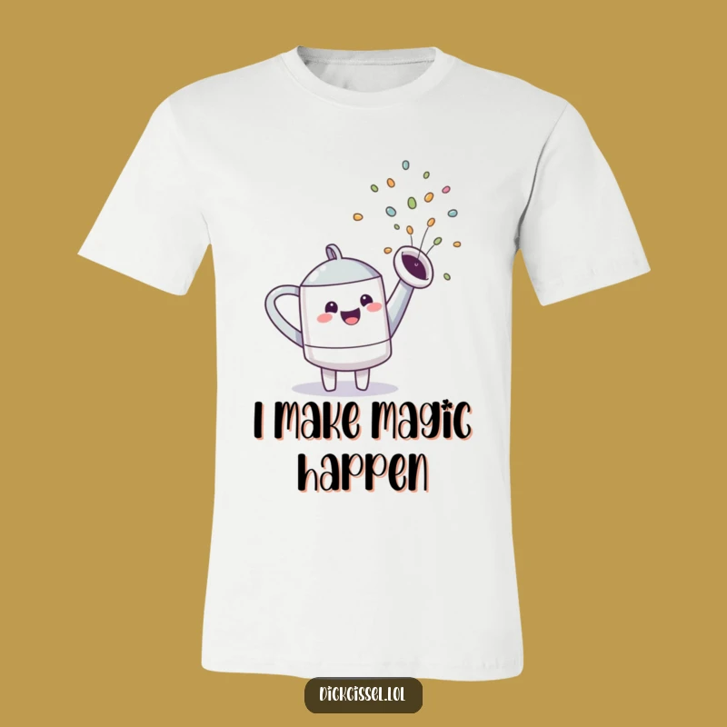 Funny Watering Can Rainbow Tee - Cute Gardener Shirt Gift