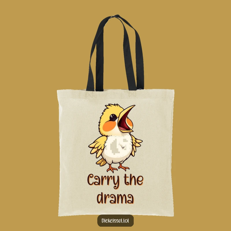 Funny Opera Bird Tote Bag - Stylish & Humorous Concert Gift