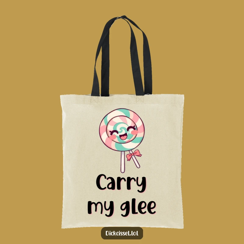Funny Lollipop Spin Tote Bag: Carry Your Joyful Spirit Everywhere