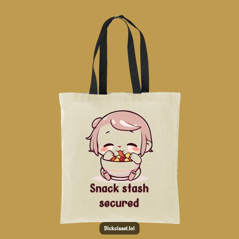 Funny Snack Bag: Stuffed Cheeks Carry-All, Practical Gift